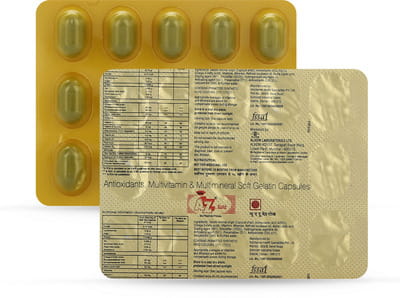 A To Z Gold Strip Of 15 Capsules