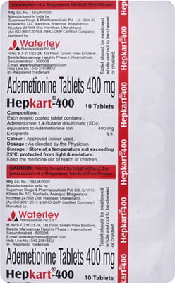 Hepkart 400mg Strip Of 10 Tablets