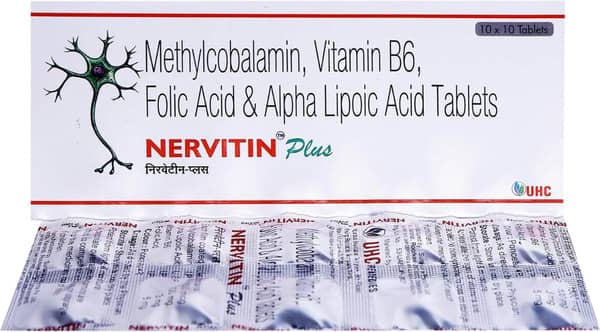 Nervitin Plus Strip Of 10 Tablets