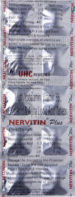 Nervitin Plus Strip Of 10 Tablets