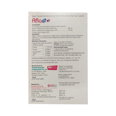 Afla B2 Strip Of 10 Capsules