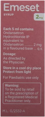 Emeset 2mg Juicy Lemon Flavour Bottle Of 30ml Syrup