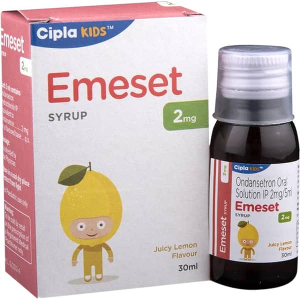 Emeset 2mg Syrup | Lemon Flavour