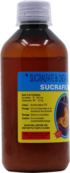 Sucrafil O Gel Sugar Free Bottle Of 200ml Suspension