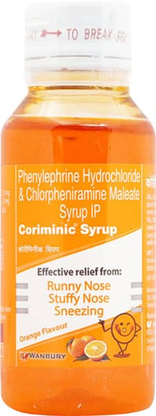 Coriminic Orange Flavour Bottle Of 60ml Syrup