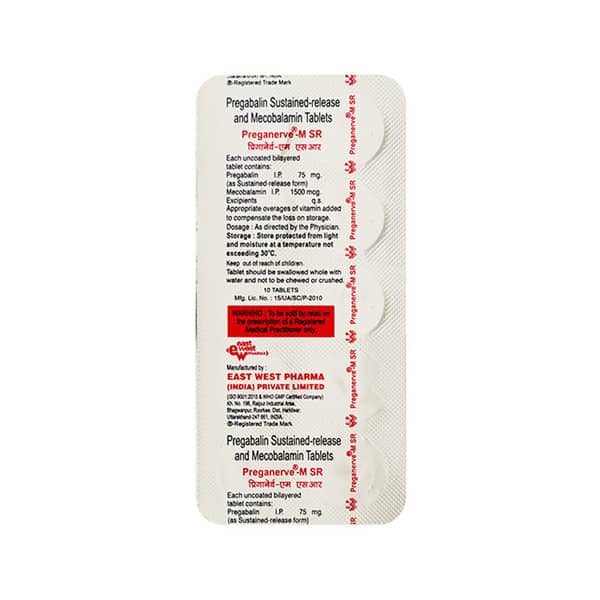 Preganerve M Sr Strip Of 10 Tablets