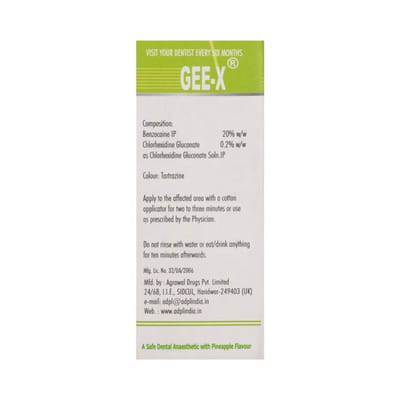 Gee X Gel 10ml