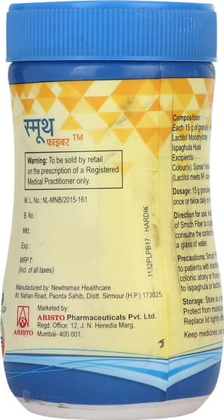 Smuth Fiber Lemon Orange Bottle Of 105gm Granules