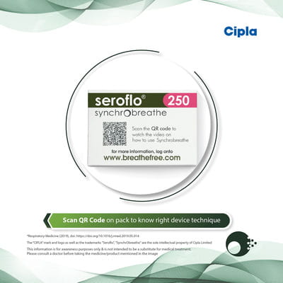 Seroflo 250mcg Box Of 120md Synchrobreath Inhaler