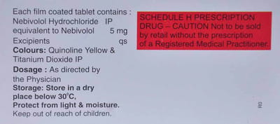 Nebiqol 5mg Strip Of 10 Tablets