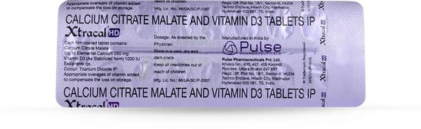 Xtracal Hd Strip Of 15 Tablets