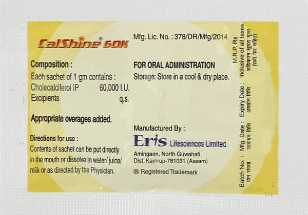 Calshine 60k Granules | Sugar Free