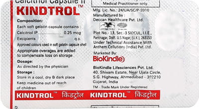 Kindtrol 0.25mcg Strip Of 10 Capsules