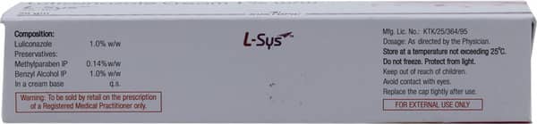 L Sys Tube Of 50gm Cream