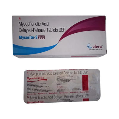 Mycorite S 360mg Strip Of 10 Tablets