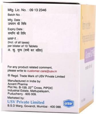 Glycomet Gp 3/1000mg Forte Strip Of 10 Tablets
