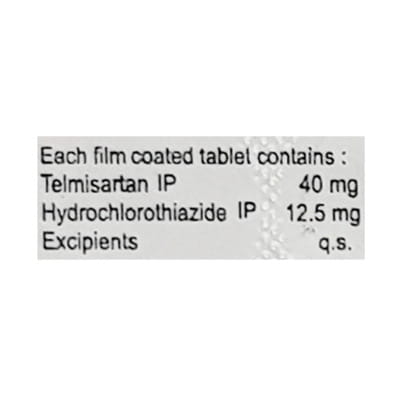 Telaid H 40/12.5mg Strip Of 10 Tablets