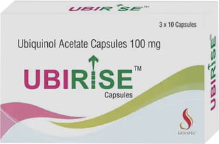 Ubirise 100Mg Strip Of 10 Capsules
