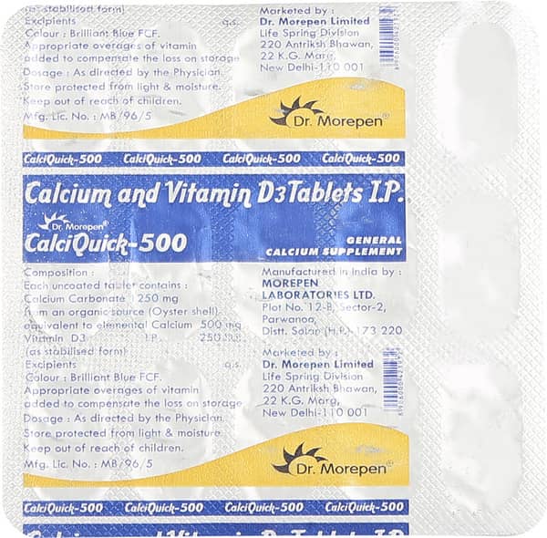 Calciquick 500mg Tablet