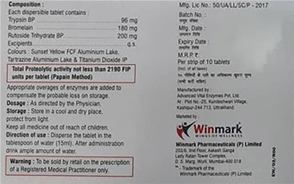 Enzowin Strip Of 10 Tablets