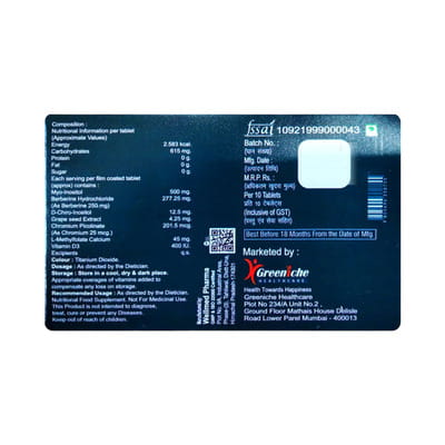 Myogreen Strip Of 10 Tablets