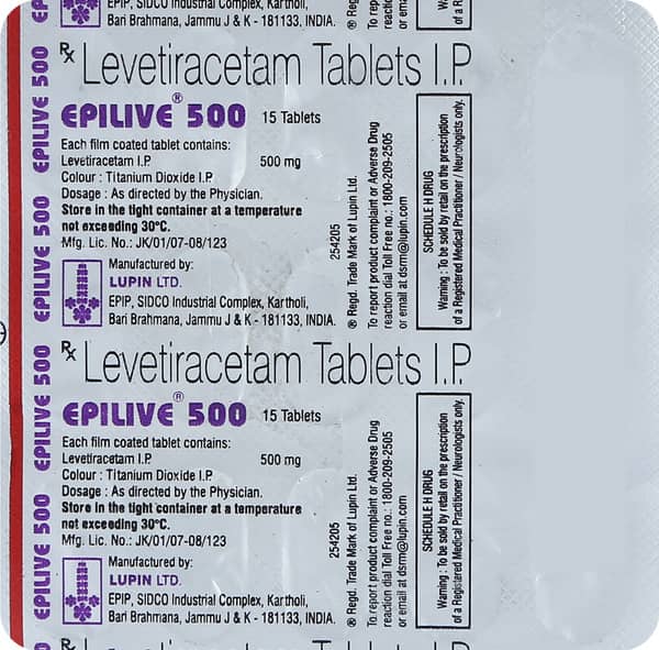 Epilive 500 Tablet