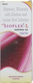 New Sioplex L Mango Flavour Sugar Free Bottle Of 200ml Oral Solution