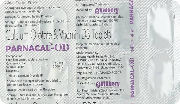 Parnacal Od Strip Of 10 Tablets