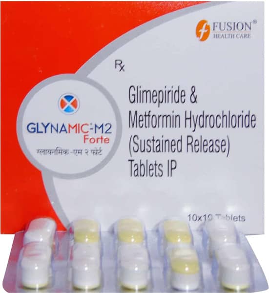 Glynamic M 2mg Forte Strip Of 10 Tablets