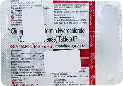 Glynamic M 2mg Forte Strip Of 10 Tablets