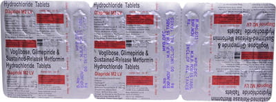Diapride M 2mg Lv Strip Of 15 Tablets