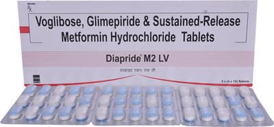 Diapride M 2mg Lv Strip Of 15 Tablets