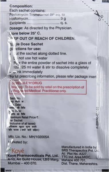 Fosfoe Mango Flavour Sachet Of 8gm Oral Powder