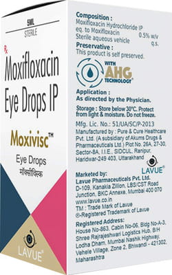Moxivisc Bottle Of 5ml Eye Drops