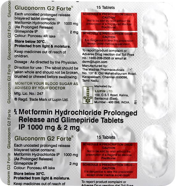 Gluconorm G2 Forte Tablet