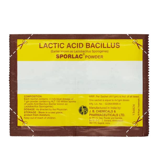 Sporlac Oral Powder | Banana Flavour