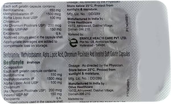 Benfonyle Strip Of 10 Capsules