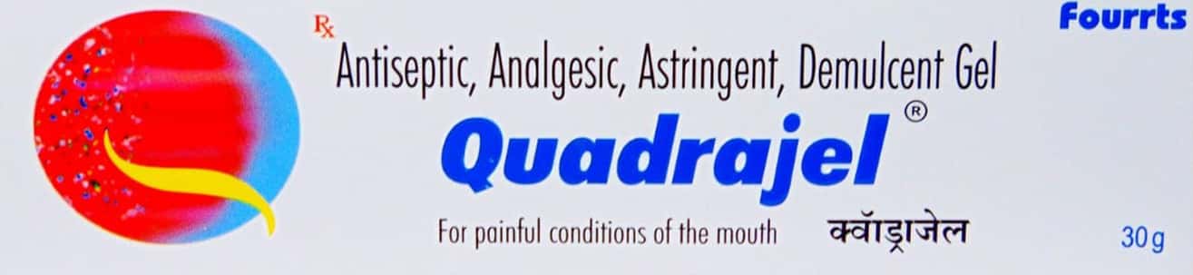 Quadrajel Tube Of 30gm Mouth Gel: Uses, Side Effects, Price & Dosage ...