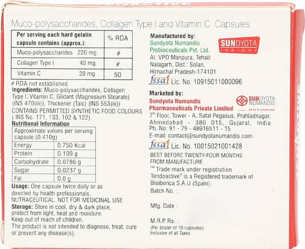 Tenactive Strip Of 10 Capsules