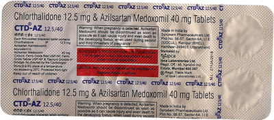 Ctd Az 40/12.5 Strip Of 10 Tablets