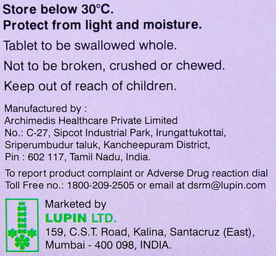 Carvistar Cr 20mg Strip Of 10 Tablets