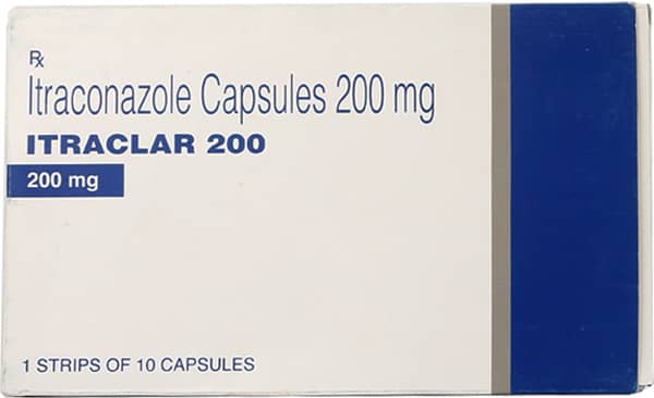 Itraclar 200mg Strip Of 10 Capsules