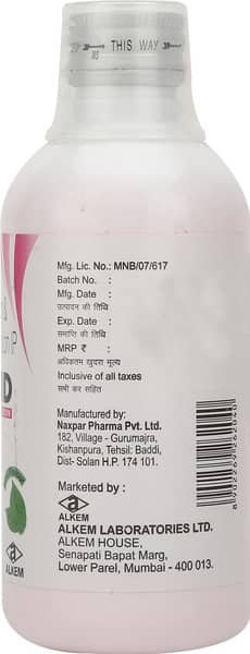 New Sorbacid Mint Flavour Sugar Free Bottle Of 200ml Suspension