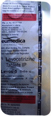 Levos 5mg Strip Of 10 Tablets