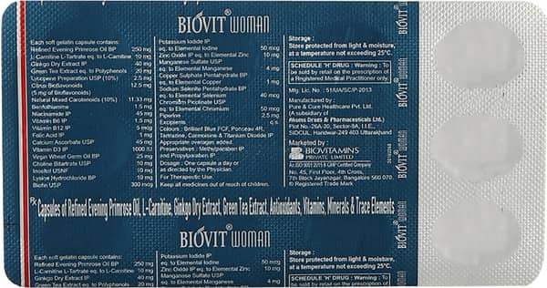 Biovit Woman Strip Of 10 Capsules