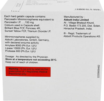 Creon 10000 Strip Of 15 Capsules