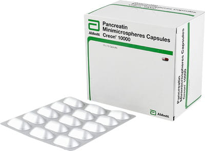 Creon 10000 Strip Of 15 Capsules