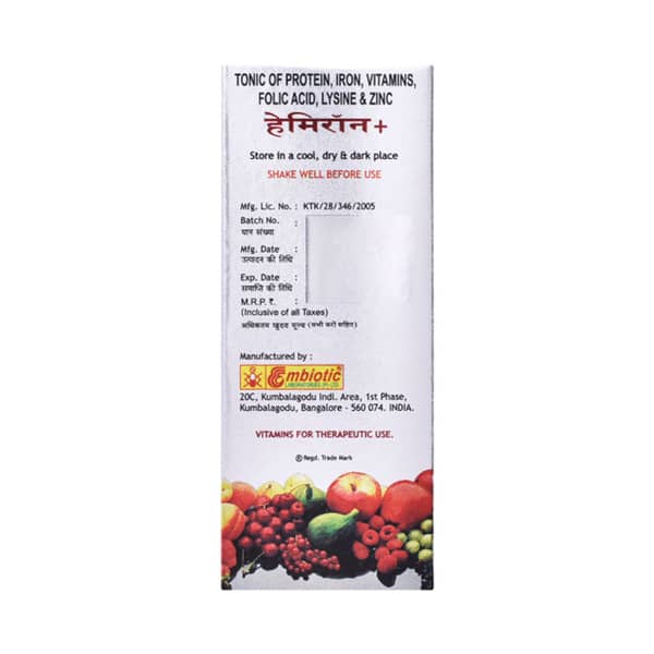 Haemiron Plus Tonic 200Ml