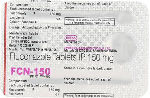 Fcn 150Mg Strip Of 2 Tablets