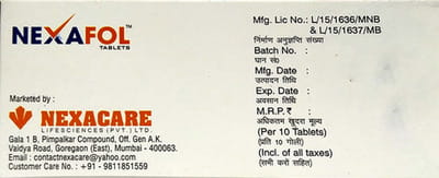 Nexafol Strip Of 10 Tablets